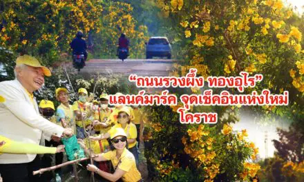 แลนค์มาร์ค จุดเช็คอินแห่งใหม่ โคราช ถนนรวงผึ้ง-ทองอุไร