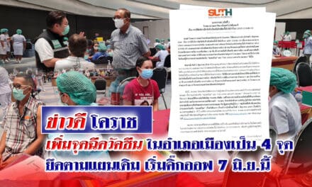ข่าวดี โคราชเพิ่มจุดฉีดวัคซีนในอำเภอเมืองเป็น 4 จุด รพ.มทส.และ  รพ.ค่ายสุรนารี ยึดตามแผนเดิม เริ่มคิ๊กออฟ 7 มิ.ย.นี้