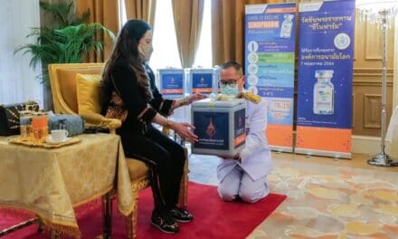 สมเด็จเจ้าฟ้าฯ กรมพระศรีสวางควัฒน พระราชทานวัคซีนซิโนฟาร์ม จำนวน 25,600 โดส แก่ 4 หน่วยงาน ในโอกาสที่ทรงเจริญพระชนมายุครบ 64 พรรษา 4 กรกฎาคม 2564