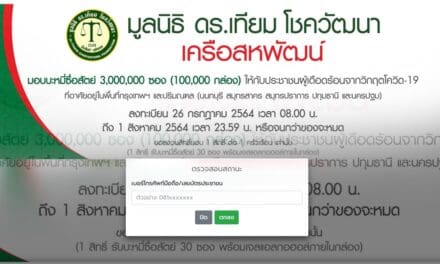 “เครือสหพัฒน์”แจกบะหมี่3 ล้านซองช่วยคนไทยสู้โควิดเริ่มแล้ว