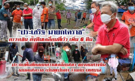 “ประเสริฐ นายกโคราช ตรวจเข้ม ตั้งทีมเคลื่อนที่เร็ว เพิ่ม 6 ทีม ประกบพื้นที่ตลอดความเคลื่อนไหวของคนต่างถิ่น วอนคนโคราชเป็นหูเป็นตา ร่วมกับ เทศบาล