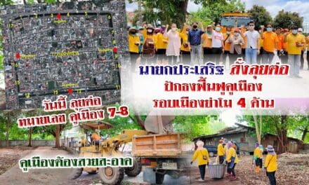 “นายกประเสริฐ” เทศบาลนครนครราชสีมา สั่งลุยต่อ ปักธงฟื้นฟูคูเมือง รอบเมืองย่าโม 4 ด้าน