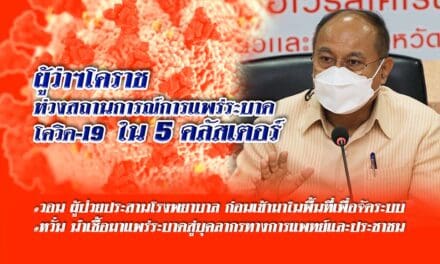 ผู้ว่าราชการจังหวัดนครราชสีมา ห่วง สถานการณ์การแพร่ระบาดของเชื้อไวรัสโควิด-19 ใน 5 คลัสเตอร์