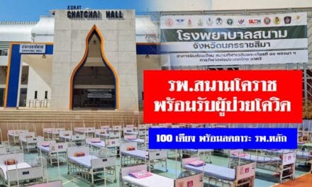 รพ.สนามโคราช 100เตียง พร้อมรับผู้ป่วยโควิดที่พุ่งสูงลดภาระ รพ หลัก