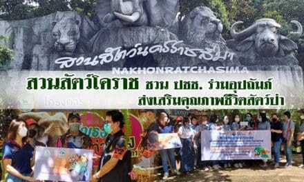 สวนสัตว์โคราช ชวน ปชช ร่วมอุปถัมภ์ ส่งเสริมคุณภาพชีวิตสัตว์ป่า