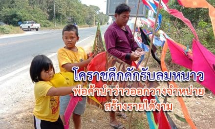 โคราชคึกคักรับลมหนาว พ่อค้านำว่าวออกวางจำหน่าย ริมถนนเด็กๆแห่ซื้อสร้างรายได้งาม