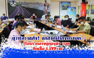ผู้ว่าโคราช สั่งงดสาดน้ำสงกรานต์ เรือนจำกลางผู้ต้องขัง จนท. ติดเชื้อ1,177 ราย