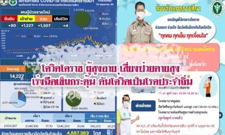 โควิดโคราช ผู้สูงอายุเสี่ยงป่วยตายสูง เร่งฉีดเข็มกระตุ้น ดันโควิดเป็นโรคประจำถิ่น