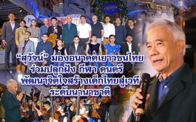 สุวัจน์ เปิดงาน BLUPORT GUITAR FESTIVAL & COMPETITION 2023 MEMORY OF DAD ความทรงจำถึงพ่อ บทเพลงพระราชนิพนธ์ ที่หัวหิน หนุนเยาวชน มีดนตรี กีฬา การศึกษาในหัวใจเพื่อเป็นอนาคตที่ดีของประเทศชาติ