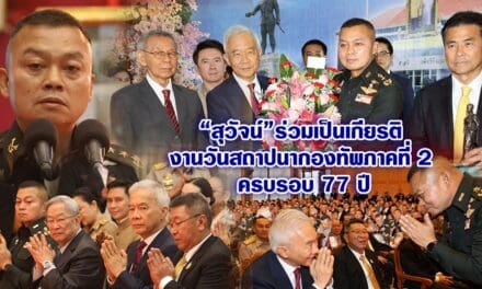 สุวัจน์-เทวัญ-วรรณรัตน์ ร่วมงานวันสถาปนากองทัพภาคที่ 2 ครบรอบ 77 ปี อย่างสมเกียรติ